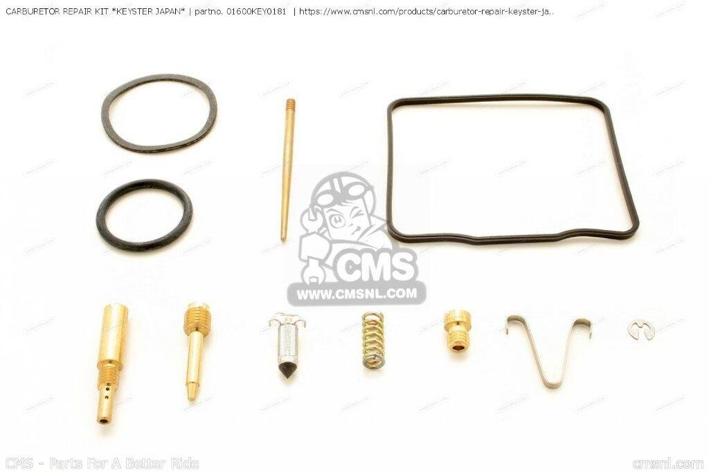 CMS シーエムエス CARBURETOR REPAIR KIT ’KEYSTER JAPAN’［01600KEY0181］ HONDA ホンダ キャブレターオーバーホールキット 吸気関連 エンジン