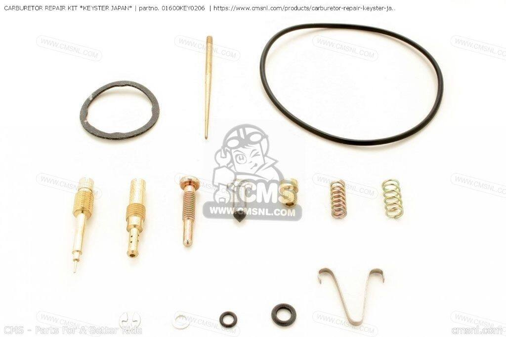 CMS シーエムエス CARBURETOR REPAIR KIT ’KEYSTER JAPAN’［01600KEY0206］ HONDA ...