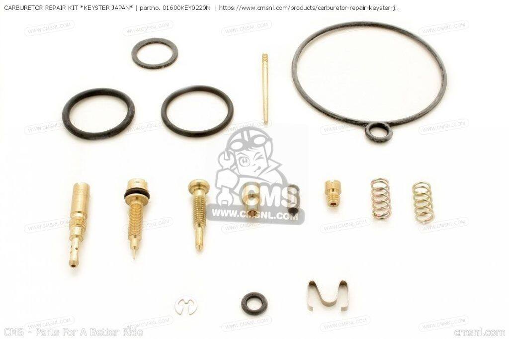 CMS シーエムエス CARBURETOR REPAIR KIT ’KEYSTER JAPAN’［01600KEY0220N］ HONDA ホンダ キャブレターオーバーホールキット 吸気関連 エンジン