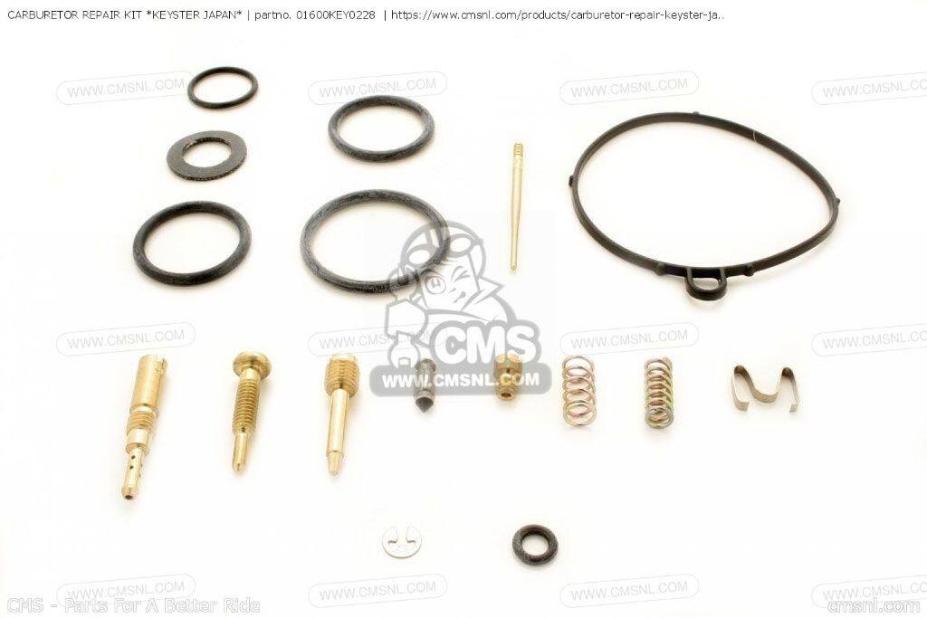 CMS シーエムエス CARBURETOR REPAIR KIT ’KEYSTER JAPAN’［01600KEY0228］ HONDA ...
