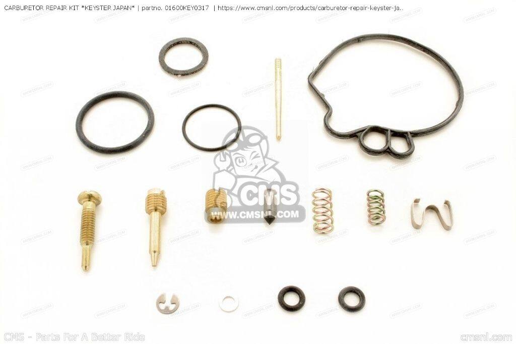 CMS シーエムエス CARBURETOR REPAIR KIT ’KEYSTER JAPAN’［01600KEY0317］ HONDA ...
