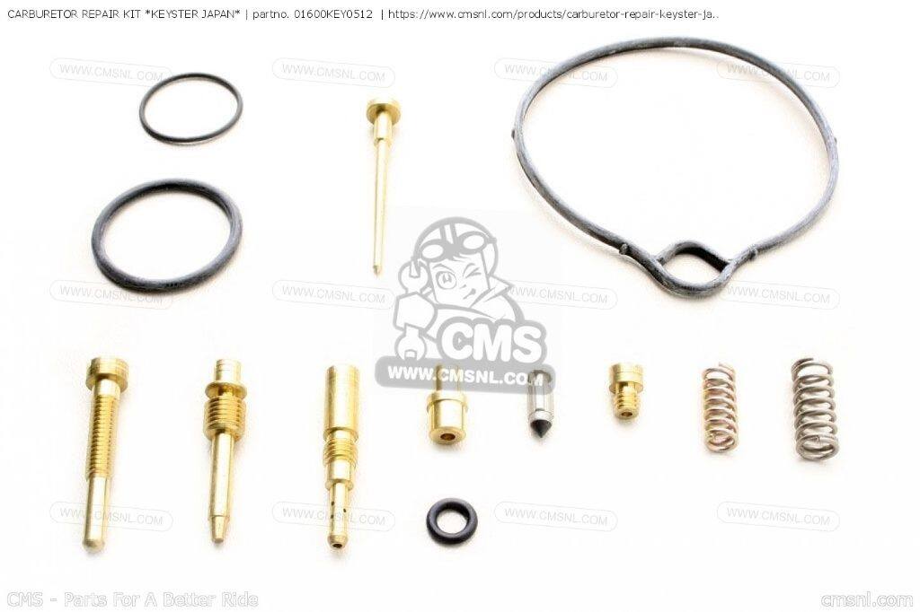 CMS シーエムエス CARBURETOR REPAIR KIT ’KEYSTER JAPAN’［01600KEY0512］ ATC110...