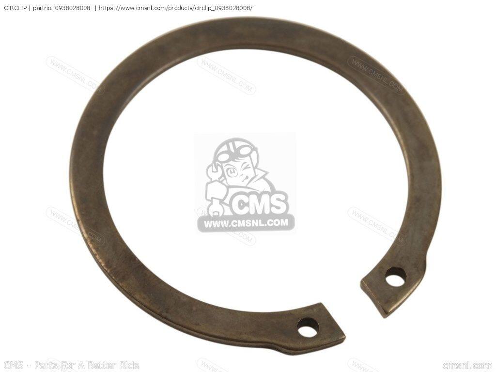 CMS シーエムエス CIRCLIP［0938028008］ GSX1100G GSXR1100W GSXR1100WSK GV1400GC CAVALCADE GV1400GD GV1400GT LT500R QUAD RACER RF900R SUZUKI スズキ クリップ・プッシュリベット