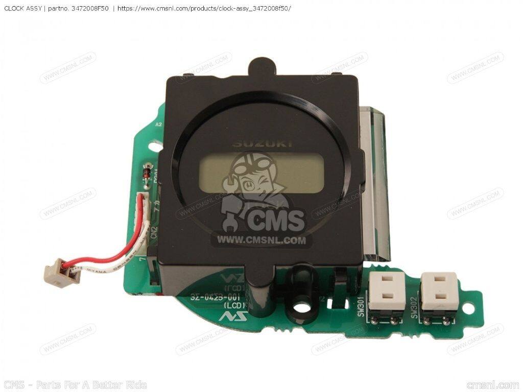 CMS シーエムエス CLOCK ASSY［3472008F50］ GSX600F KATANA GSX750F SUZUKI スズキ キーシリンダー・鍵 スイッチ・ハーネス関係 電装系