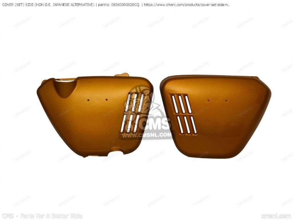 CMS シーエムエス COVER (SET) SIDE［08360300020CQ］ CB750K0 FOUR AUSTRALIA ENGLAND EUROPEAN DIRECT SALES FRANCE GENERAL EXPORT GERMANY NETHERLANDS HONDA ホンダ その他外装オプション・補修部品 外装