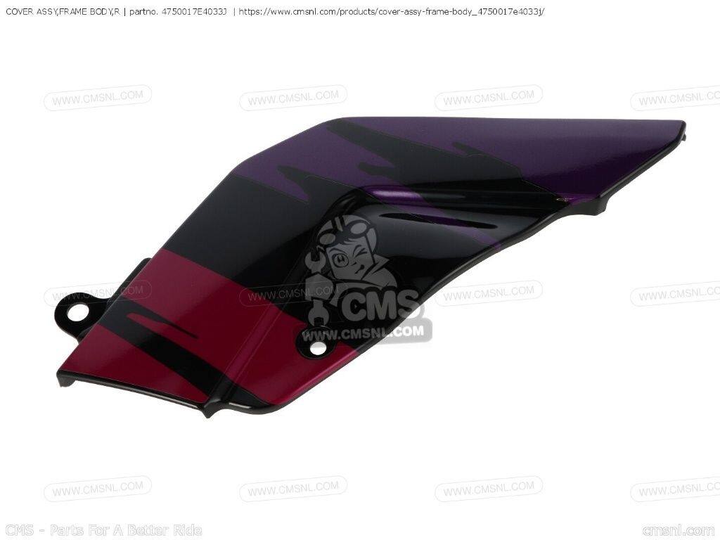 ■商品概要互換純正品番：4750017E4033J■詳細説明【世界中の名車を蘇らせるCMS。あなたの愛車に、再び命を吹き込みませんか？】「メーカー廃盤(ご相談パーツ)で修理を諦めていた...」「オークションで出所不明の中古品を買うより、安心できる新品が欲しい...」そんなクラシックバイク・絶版車オーナーの救世主となるのが、オランダに本拠を置く世界最大級のパーツサプライヤー「CMS」です。1948年の名車から最新モデルまで、圧倒的なラインナップで、あなたの愛車への情熱とレストアを強力にサポートします。■幻のパーツが手に入る！高品質なリプロパーツの感動CMSの最大の魅力は、貴重なデッドストック純正部品だけでなく、すでに供給が途絶えたマフラーや電装系などの重要部品を、オリジナルの寸法や外観に合わせて精巧に復元した「高品質リプロダクションパーツ(代替品)」を豊富に扱っている点です。■プロフェッショナルな部品探しの醍醐味CMSの商品は、プロのメカニックが愛用する「パーツリスト(展開図)」をベースに厳密に管理されています。そのため、商品名が「DIAGRAM(図解)」とだけ表記され、詳細な説明文がない、まさに玄人向けの実用的な仕様となっています。ご注文の際は、宝探しのように必ずご自身の愛車の「メーカー純正パーツリスト」を開き、記載されている『純正部品番号(OEM品番)』と本ページの品番が完全に一致しているかをご自身でご確認ください。■注意点※海外メーカーの製品は、納期が不安定な場合がございます。※商品画像はイメージです。実際の商品と異なる場合がございます。※メーカー都合により商品の仕様変更がある場合がございます。ご了承ください。※性能向上や他車との統合・共通化など様々な理由により、メーカーが発売当初とは異なる部品を代替部品(統合部品)として使用する場合があります。※メーカーでは元の部品に相当するとみなしている為、旧品番でご注文頂いた場合でも代替部品(統合部品)へ自動的に変更される場合があります。　※受注後のキャンセル、返品、都合交換はできません。予めご了承ください。■適合車種GSXR750W&ensp;GSXR750W 年式: 93-95
