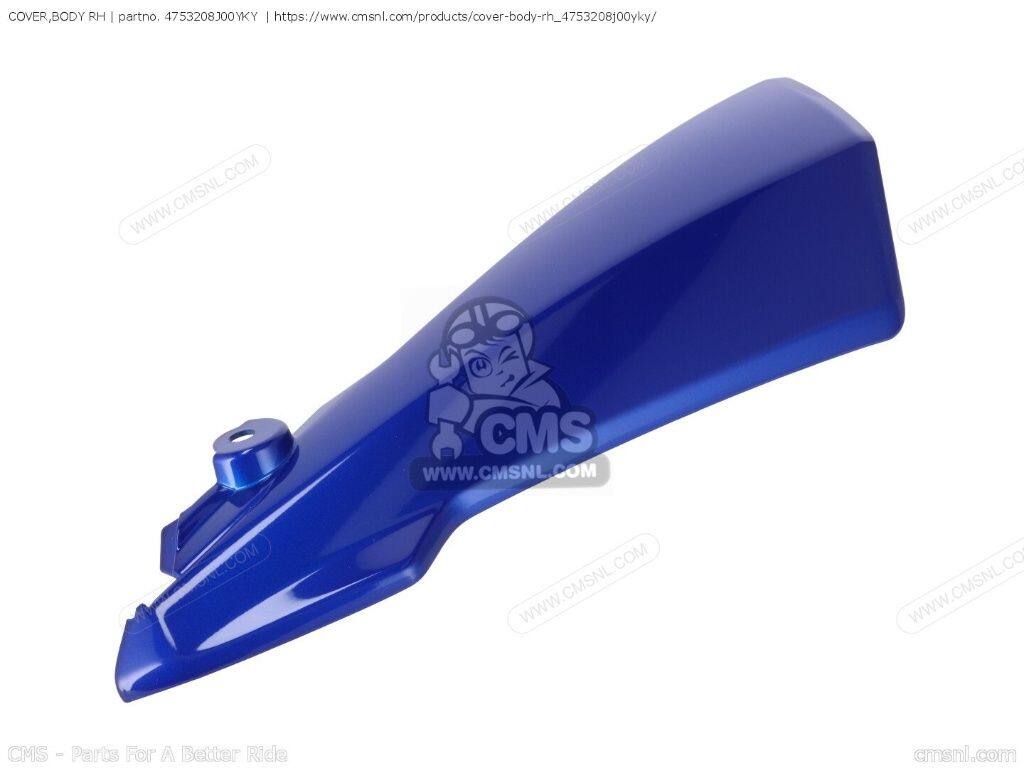 ■商品概要互換純正品番：4753208J00YKY■詳細説明【世界中の名車を蘇らせるCMS。あなたの愛車に、再び命を吹き込みませんか？】「メーカー廃盤(ご相談パーツ)で修理を諦めていた...」「オークションで出所不明の中古品を買うより、安心できる新品が欲しい...」そんなクラシックバイク・絶版車オーナーの救世主となるのが、オランダに本拠を置く世界最大級のパーツサプライヤー「CMS」です。1948年の名車から最新モデルまで、圧倒的なラインナップで、あなたの愛車への情熱とレストアを強力にサポートします。■幻のパーツが手に入る！高品質なリプロパーツの感動CMSの最大の魅力は、貴重なデッドストック純正部品だけでなく、すでに供給が途絶えたマフラーや電装系などの重要部品を、オリジナルの寸法や外観に合わせて精巧に復元した「高品質リプロダクションパーツ(代替品)」を豊富に扱っている点です。■プロフェッショナルな部品探しの醍醐味CMSの商品は、プロのメカニックが愛用する「パーツリスト(展開図)」をベースに厳密に管理されています。そのため、商品名が「DIAGRAM(図解)」とだけ表記され、詳細な説明文がない、まさに玄人向けの実用的な仕様となっています。ご注文の際は、宝探しのように必ずご自身の愛車の「メーカー純正パーツリスト」を開き、記載されている『純正部品番号(OEM品番)』と本ページの品番が完全に一致しているかをご自身でご確認ください。■注意点※海外メーカーの製品は、納期が不安定な場合がございます。※商品画像はイメージです。実際の商品と異なる場合がございます。※メーカー都合により商品の仕様変更がある場合がございます。ご了承ください。※性能向上や他車との統合・共通化など様々な理由により、メーカーが発売当初とは異なる部品を代替部品(統合部品)として使用する場合があります。※メーカーでは元の部品に相当するとみなしている為、旧品番でご注文頂いた場合でも代替部品(統合部品)へ自動的に変更される場合があります。　※受注後のキャンセル、返品、都合交換はできません。予めご了承ください。■適合車種GSR750(A)&ensp;GSR750(A) 年式: 15-16GSR750Z(A)&ensp;GSR750Z(A) 年式: 15