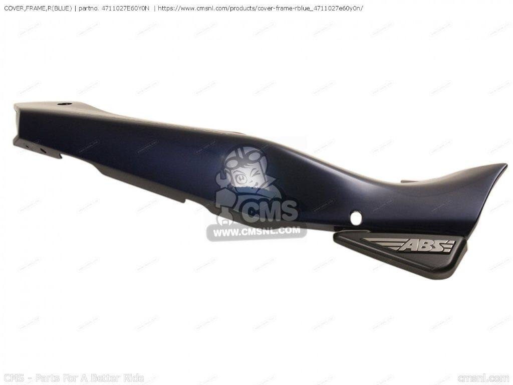 CMS シーエムエス COVER，FRAME，R(BLUE)［4711027E60Y0N］ GSF1200 GSF1200S BANDIT GSF1200SA SUZUKI スズキ フレームカバー フレーム