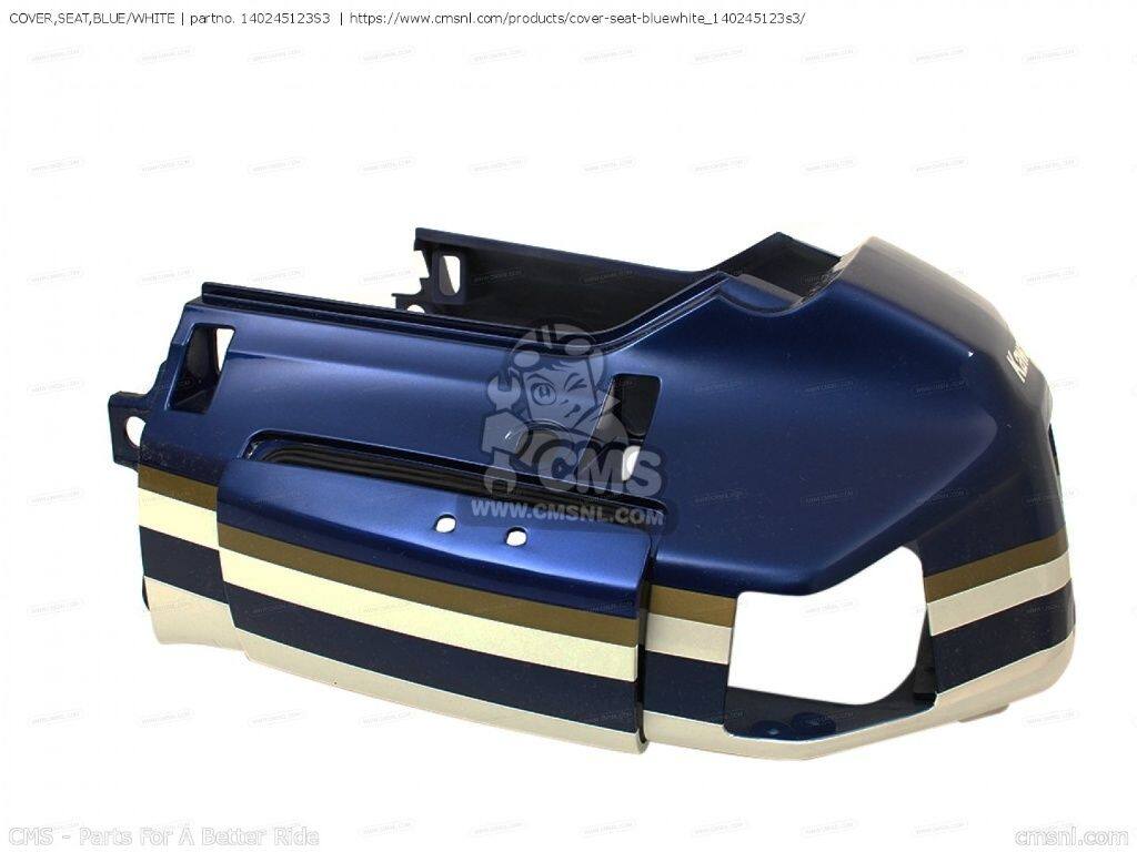ウェビック 楽天市場店のCMS シーエムエス COVER，SEAT，BLUE/WHITE［140245123S3］ ZX1000B2 KAWASAKI カワサキ シート シート関連 外装｜アングル3