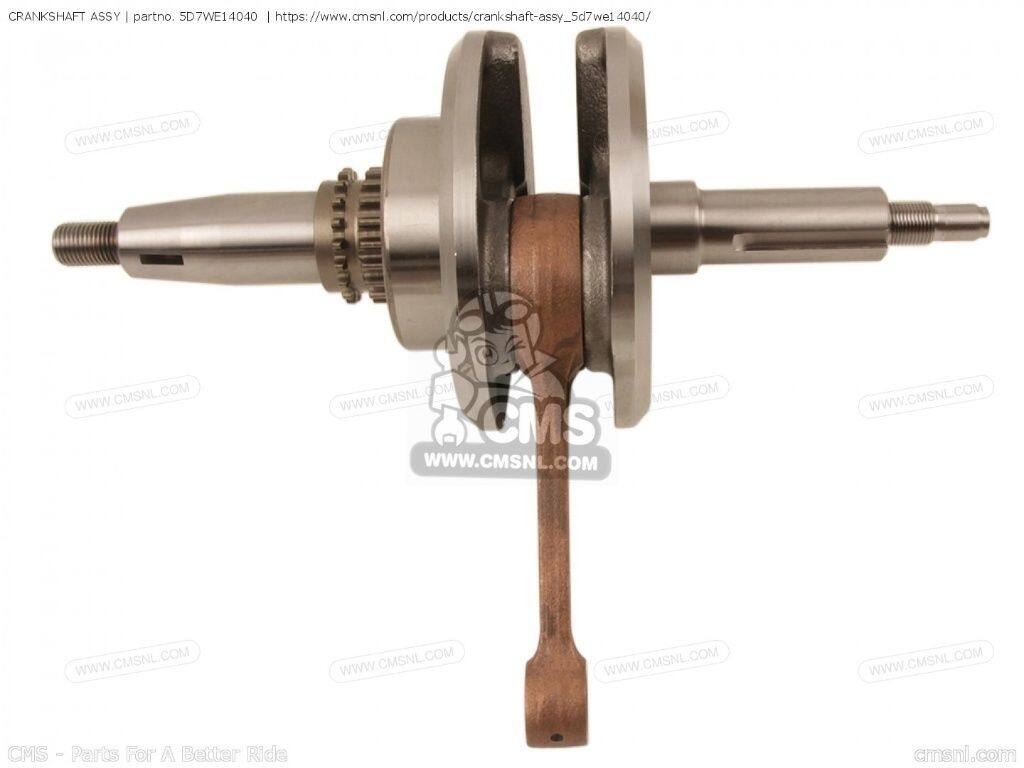 CMS シーエムエス CRANKSHAFT ASSY［5D7WE14040］ MT125 MT125-A MT-125 ABS MTM125-A YZF-R125 R125 YZF-R125A R125A YAMAHA ヤマハ クランクシャフト エンジンパーツ エンジン