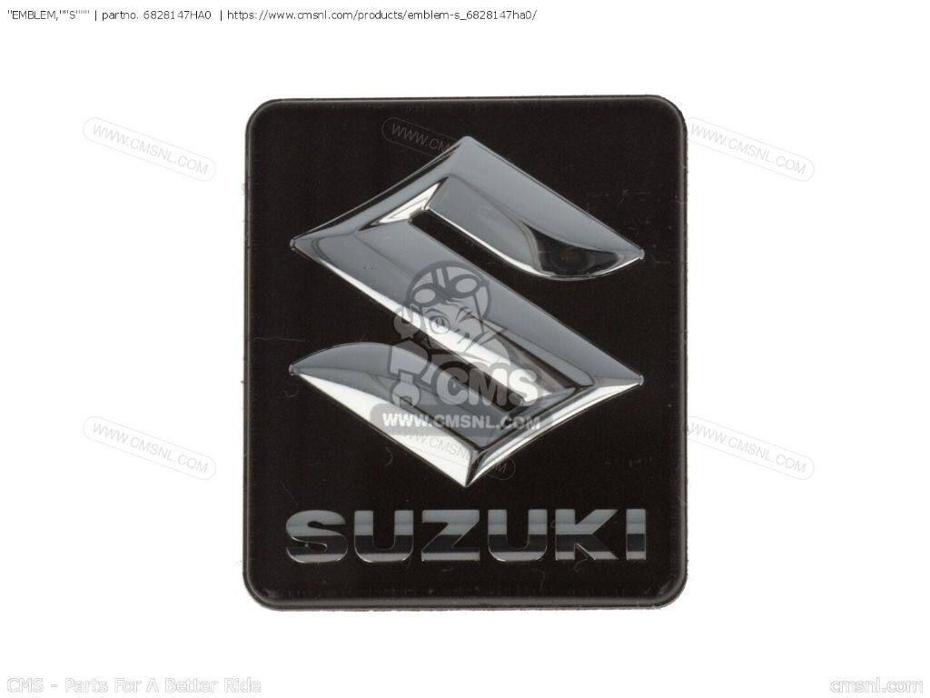 CMS シーエムエス EMBLEM，S［6828147HA0］ SUZUKI スズキ エンブレム 外装