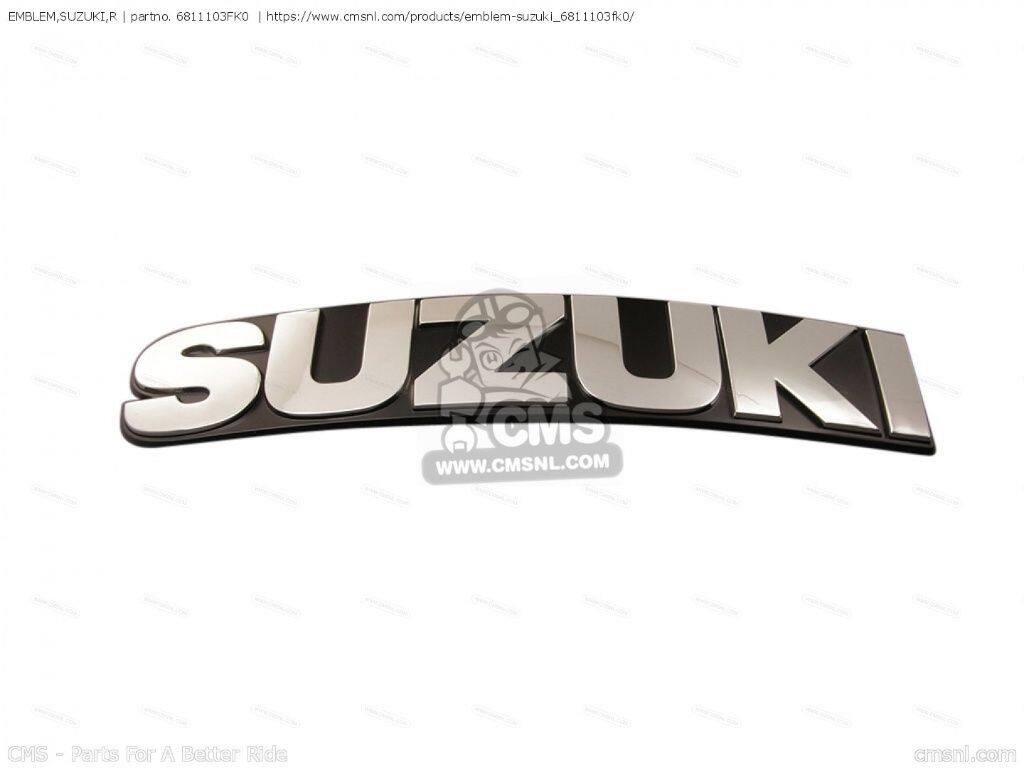 CMS シーエムエス EMBLEM，SUZUKI，R［6811103FK0］ GSX750 SUZUKI スズキ エンブレム 外装