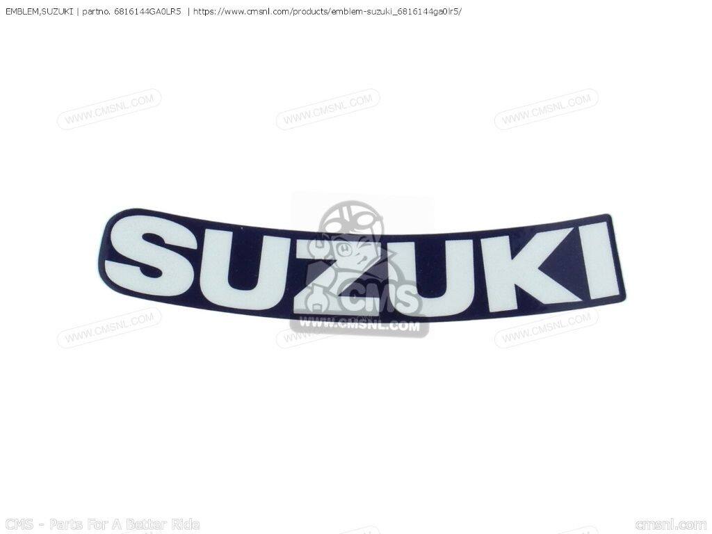 CMS シーエムエス EMBLEM，SUZUKI［6816144GA0LR5］ VZR1800 BOULEVARD M109R VZR1800BZ M1800 INTRUDER VZR1800N VZR1800Z SUZUKI スズキ エンブレム 外装