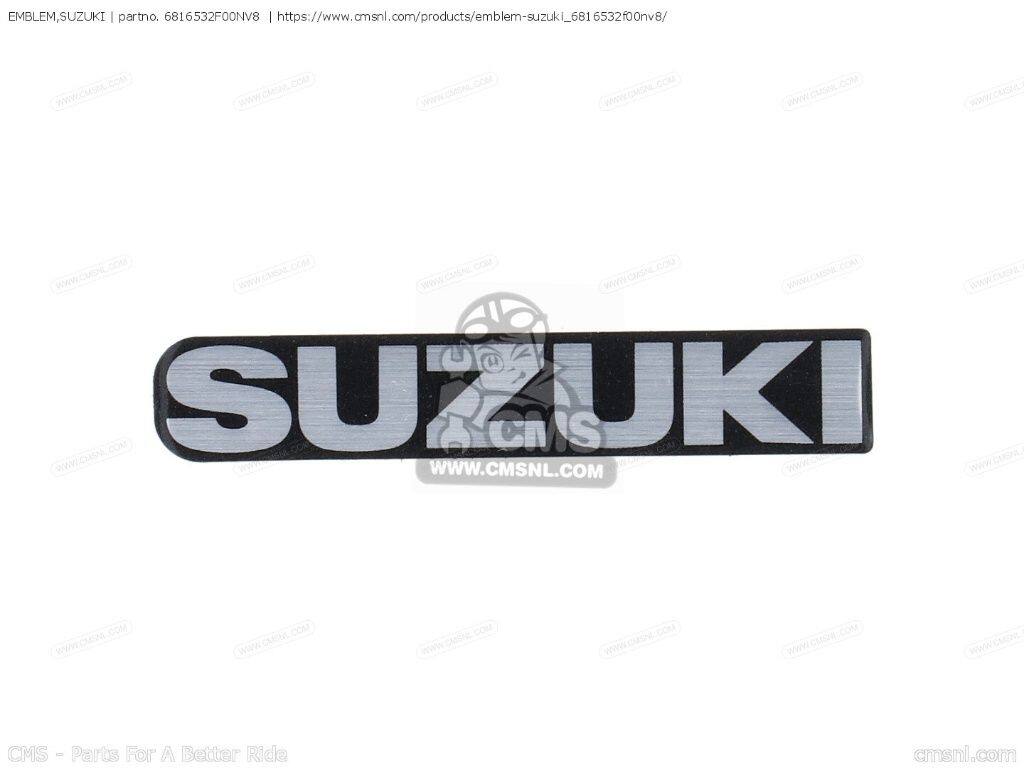 CMS シーエムエス EMBLEM，SUZUKI［6816532F00NV8］ GSF1200 BANDIT GSF1200S GSF1200Z SUZUKI スズキ エンブレム 外装
