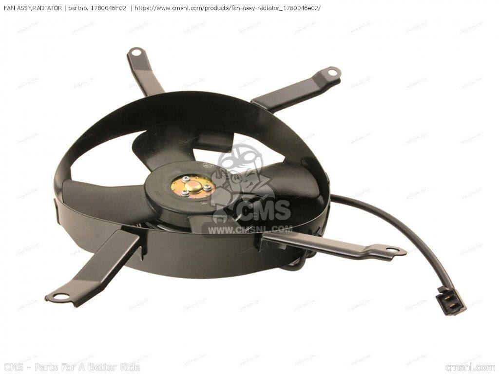 CMS シーエムエス FAN ASSY，RADIATOR［1780046E02］ GSXR1100W GSXR1100WSK SUZUK...