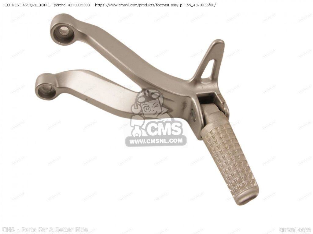 CMS シーエムエス FOOTREST ASSY，PILLION，L［4370035F00］ GSXR1000 GSXR600 GSXR600Z GSXR750 SUZUKI スズキ フットペグ ステップ 足回り