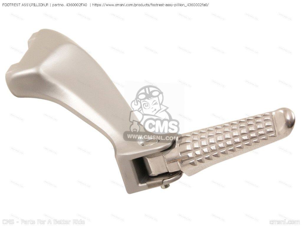 CMS シーエムエス FOOTREST ASSY，PILLION，R［4360002FA0］ TL1000R SUZUKI スズキ フットペグ ステップ 足回り