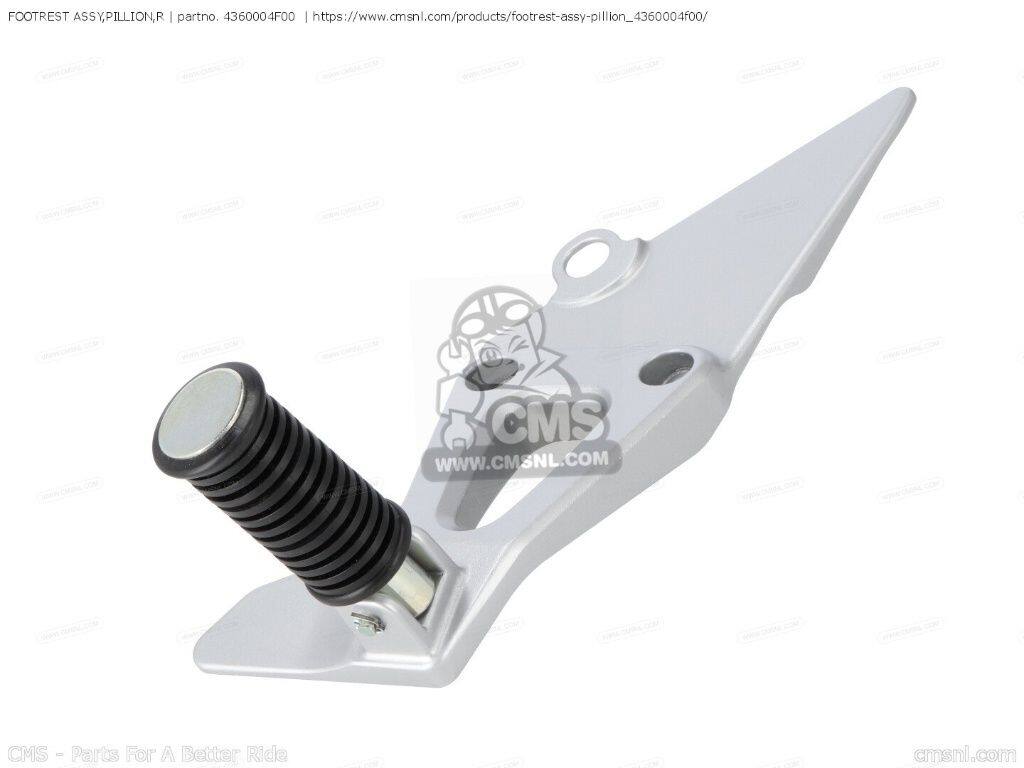 CMS シーエムエス FOOTREST ASSY，PILLION，R［4360004F00］ XF650 XF650U SUZUKI スズキ フットペグ ステップ 足回り