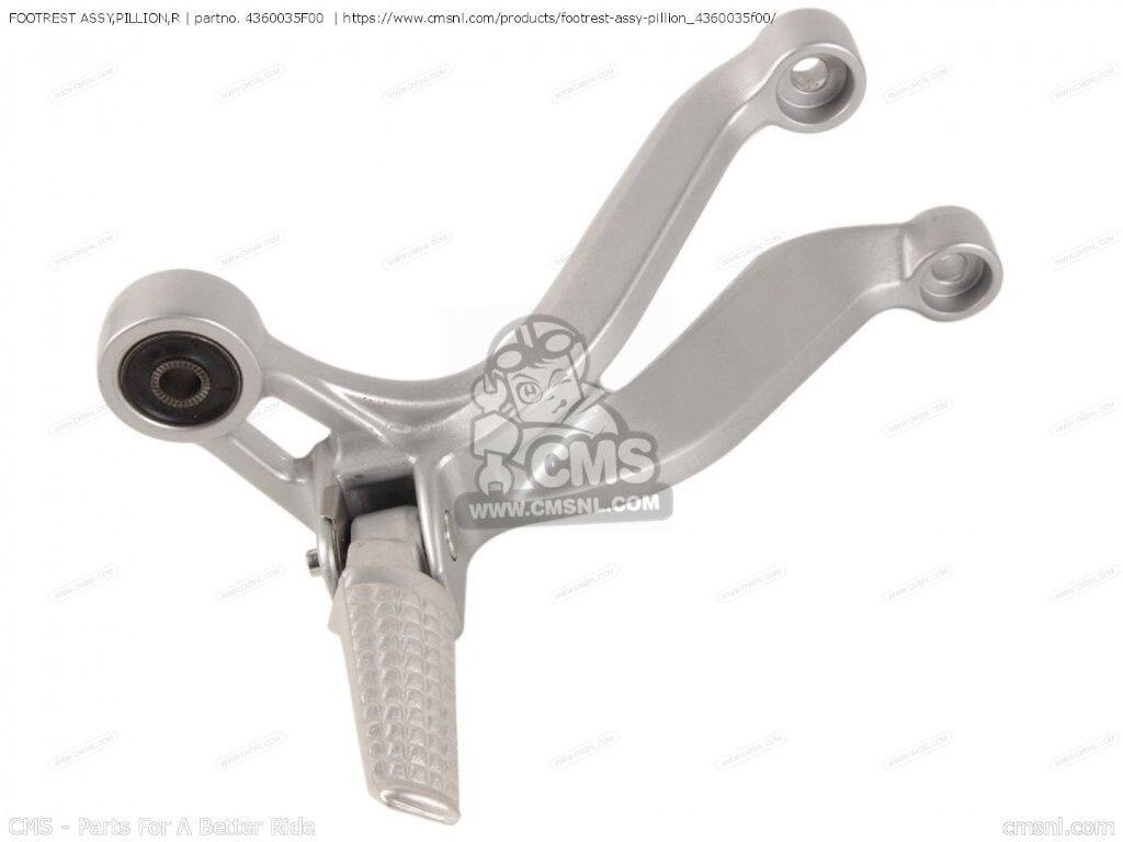 CMS シーエムエス FOOTREST ASSY，PILLION，R［4360035F00］ GSXR1000 GSXR600 GSXR600Z GSXR750 SUZUKI スズキ フットペグ ステップ 足回り