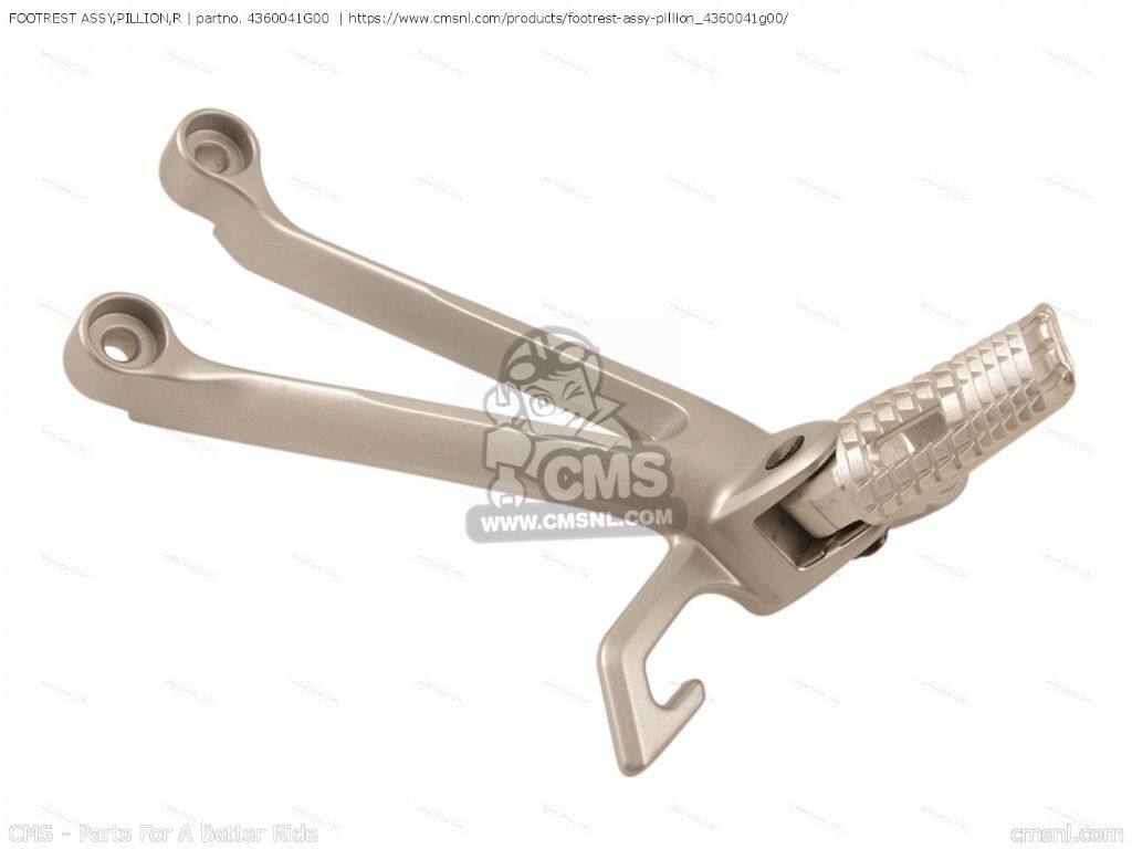 CMS シーエムエス FOOTREST ASSY，PILLION，R［4360041G00］ GSXR1000 SUZUKI スズキ タンデムステップ・タンデムブラケット ステップ 足回り
