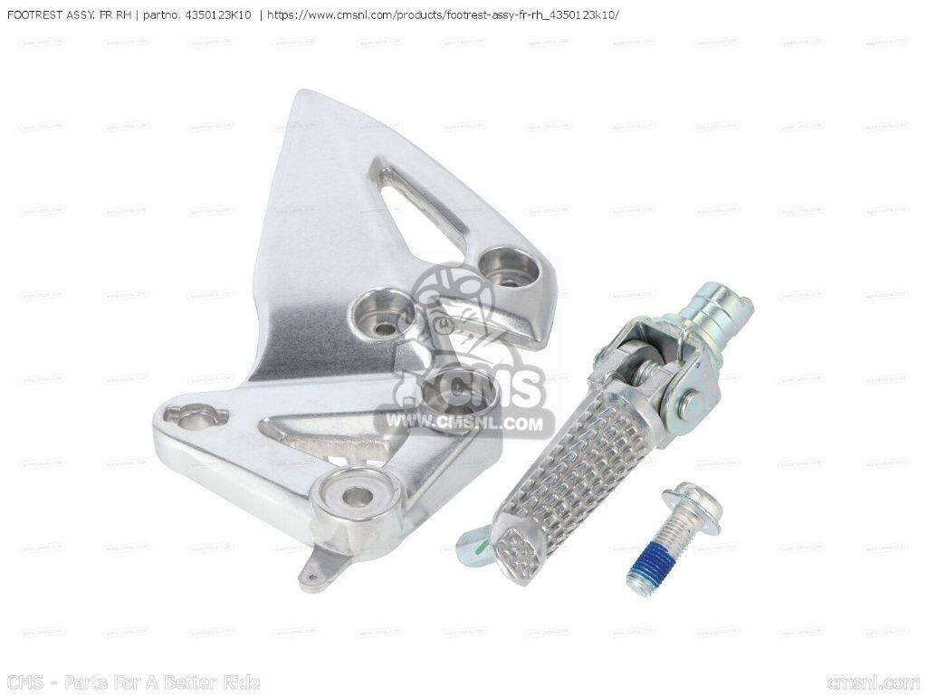CMS シーエムエス FOOTREST ASSY. FR RH［4350123K10］ GSX-R125RX GSX-R125RLZ GSX-R125XA GSX-S125AXA GSX-S125MLLX GSX-S125XA SUZUKI スズキ フットペグ ステップ 足回り