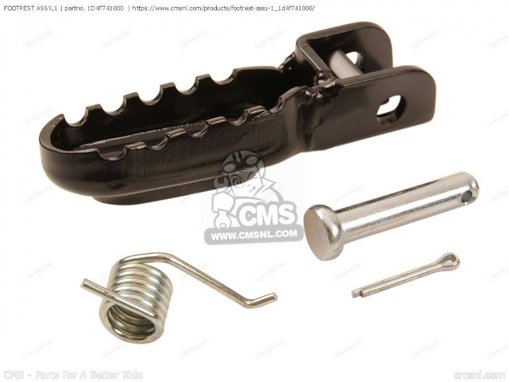 CMS シーエムエス FOOTREST ASSY.，1［1D4F741000］ DT50R DT50RSM YAMAHA ヤマハ フットペグ ステップ 足回り