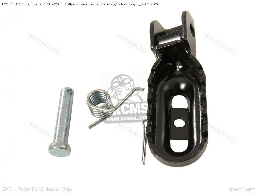 CMS シーエムエス FOOTREST ASSY.，2［1D4F742000］ DT50R DT50RSM YAMAHA ヤマハ フットペグ ステップ 足回り