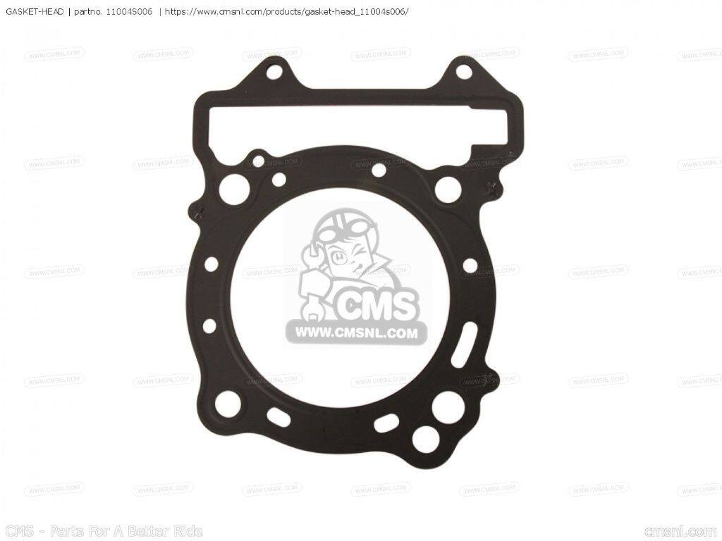 CMS シーエムエス GASKET-HEAD (NAS)［11004S006］ KLX400A1 KLX400SR KLX400A2 KLX400B1 KLX400R KLX400B2 KSF400-A1 KFX400 KSF400-A2 KSF400-A3 KSF400-A6F KAWASAKI カワサキ ガスケット