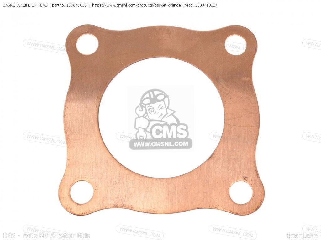 CMS シーエムエス GASKET-HEAD，CYLINDER (NAS)［110041031］ KDX80-B2 KDX80 KDX80-B3 KDX80-C1 KDX80-C2 KDX80-C3 KDX80-C4 KDX80-C5 KX80-C1 KX80 KX80-C2 KAWASAKI カワサキ ガスケット