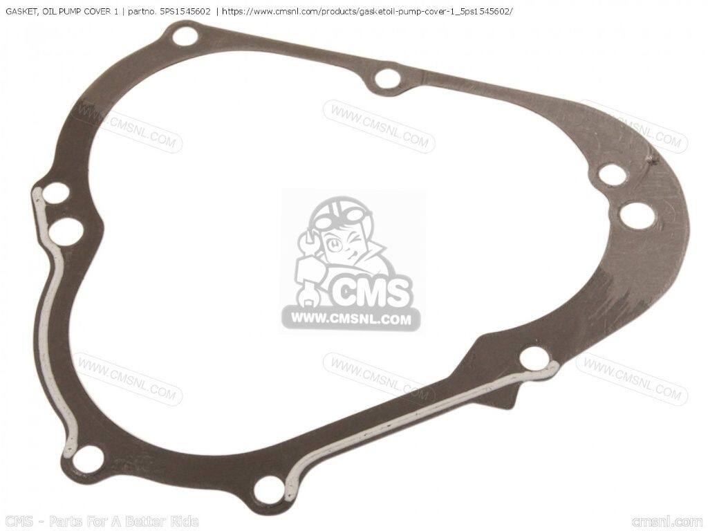 CMS シーエムエス GASKET， OIL PUMP COVER 1 (NAS)［5PS1545602］ TDM900 TDM900A YAMAHA ヤマハ オイルポンプ エンジンパーツ エンジン
