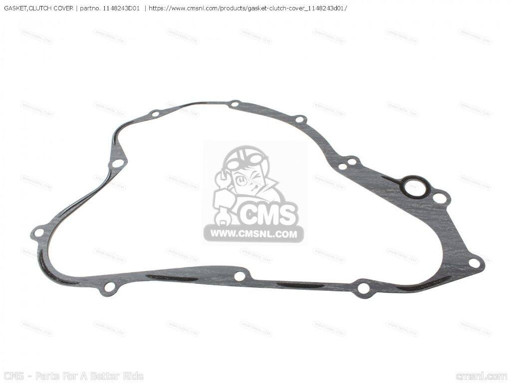 CMS シーエムエス GASKET，CLUTCH COVER (NAS)［1148243D01］ RM125 SUZUKI スズキ...