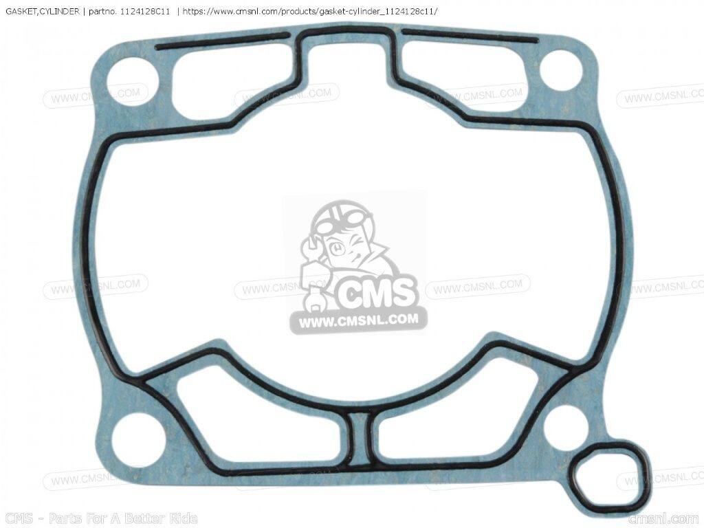 CMS シーエムエス GASKET，CYLINDER (NAS)［1124128C11］ RM250 RMX250 RMX250R SUZUKI スズキ シリンダー エンジンパーツ エンジン