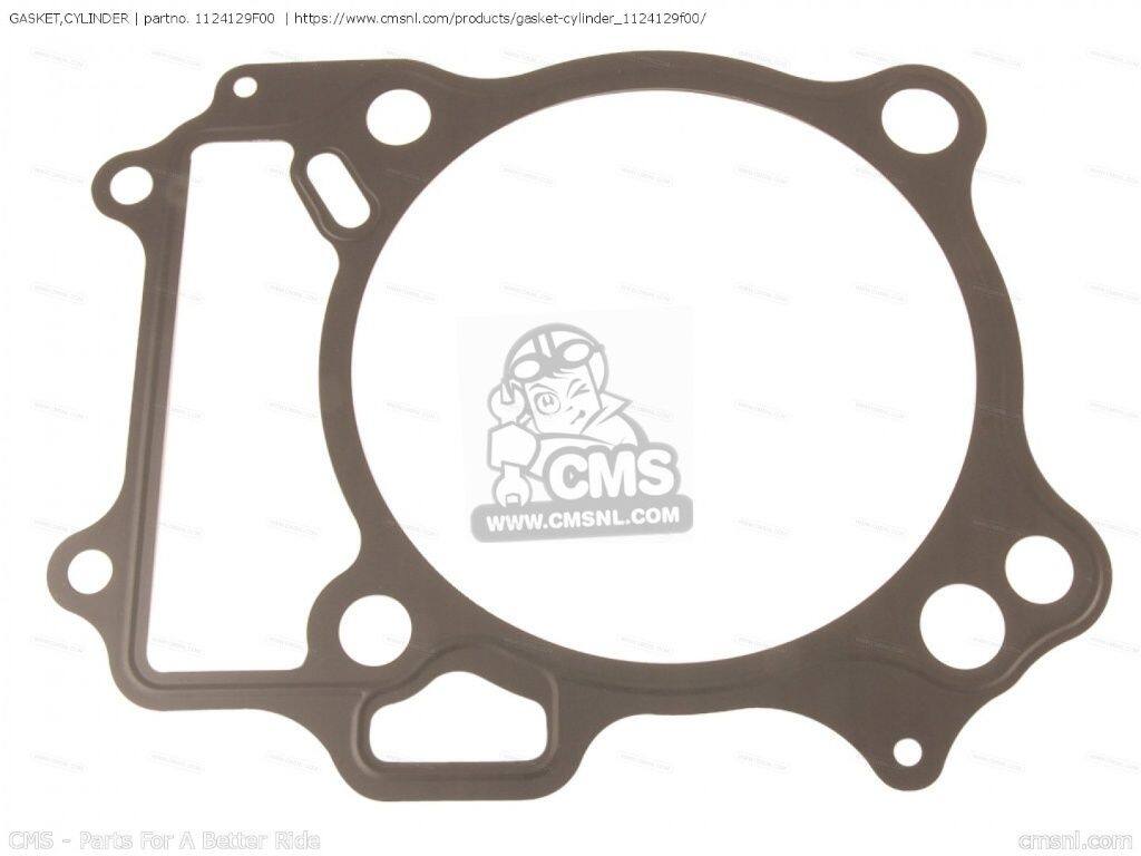 CMS シーエムエス GASKET，CYLINDER (NAS)［1124129F00］ DR-Z400 DR-Z400E DRZ400E 2005 SUZUKI スズキ シリンダー エンジンパーツ エンジン