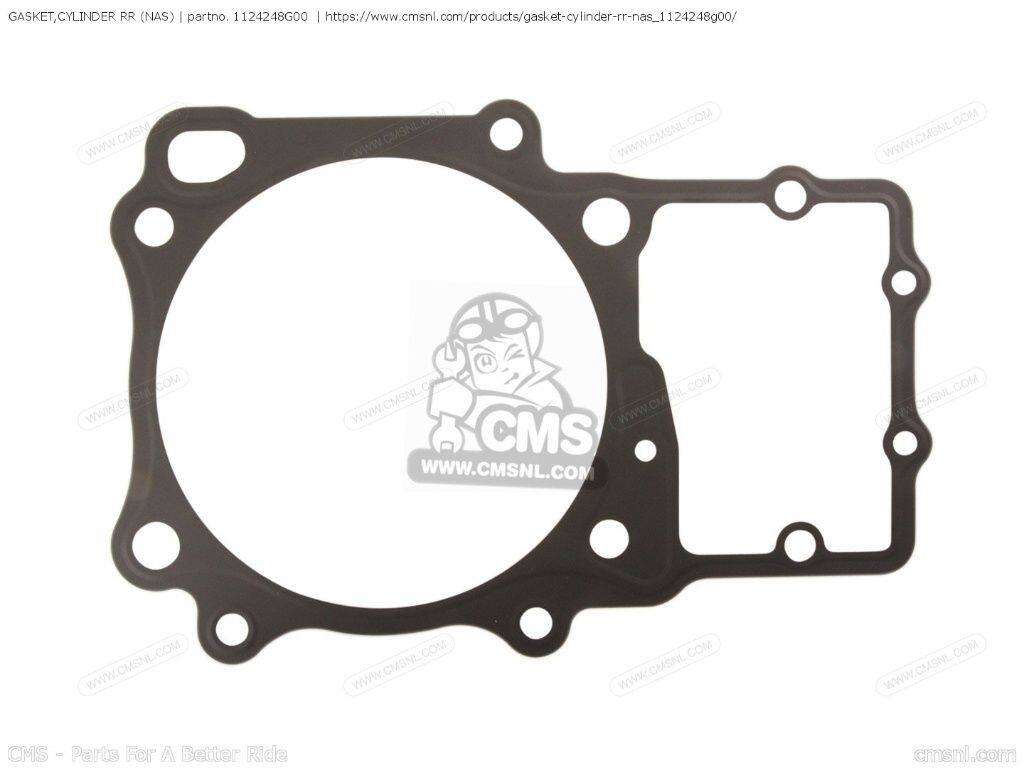 汽缸组件 - CMS シーエムエス GASKET，CYLINDER RR (NAS)［1124248G00］ VLR1800 BOULEVARD C109R VLR1800T VZR1800 M109R VZR1800BZ M1800 INTRUDER VZR1800N VZR1800Z SUZUKI スズキ シリンダー エンジンパーツ エンジン