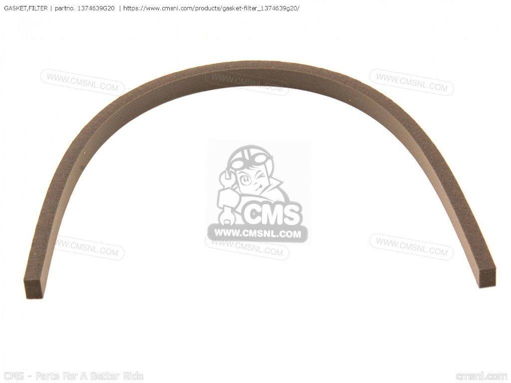 CMS シーエムエス GASKET，FILTER (NAS)［1374639G20］ VL800 BOULEVARD C50 INTRUDER VOLUSIA VL800B VL800C VL800T VZ800 M50 VZ800Z SUZUKI スズキ その他吸気系オプション・補修部品 吸気関連 エンジン