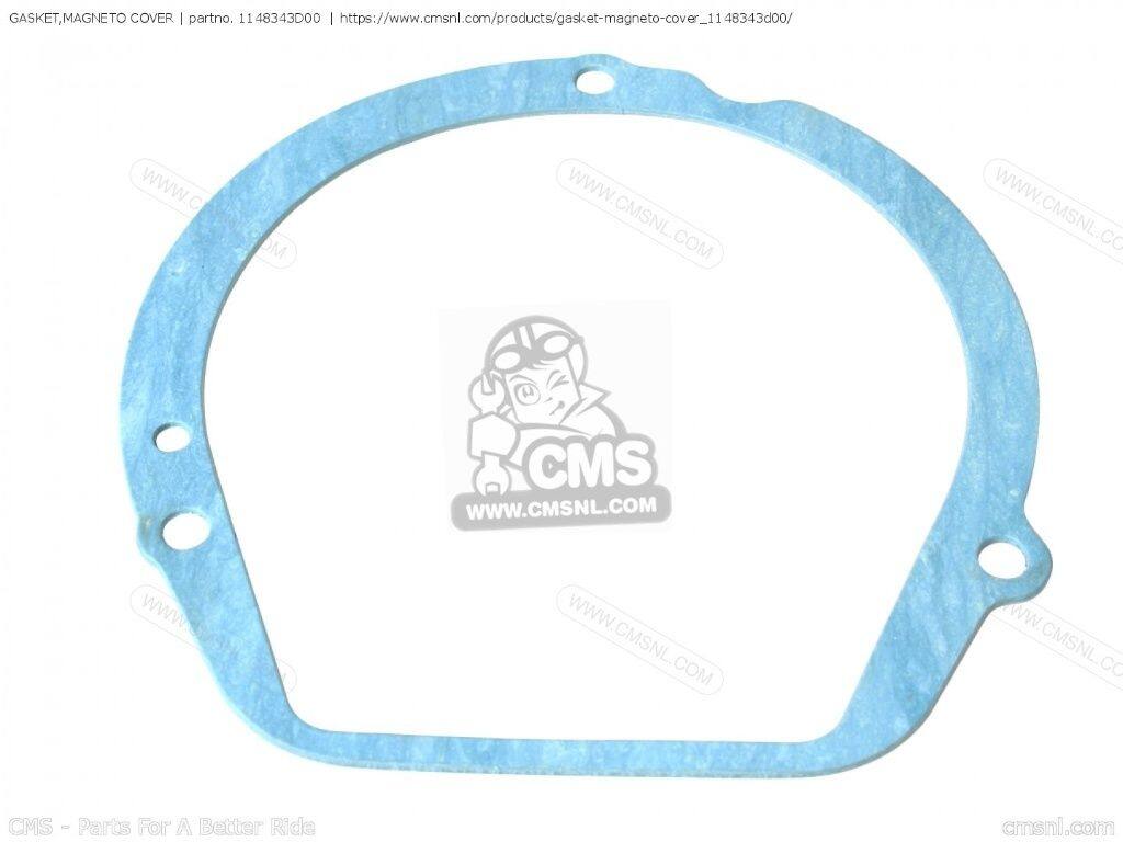 CMS シーエムエス GASKET，MAGNETO COVER (NAS)［1148343D00］ RM125 SUZUKI スズ...