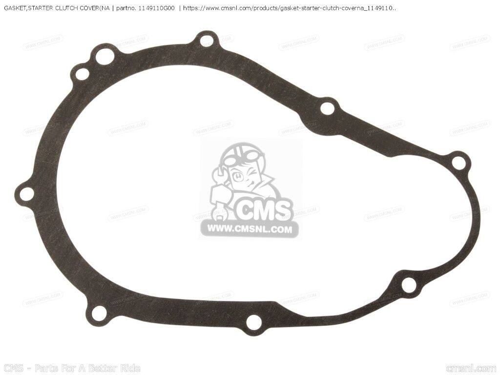 CMS シーエムエス GASKET，STARTER CLUTCH COVER(NA (NAS)［1149110G00］ AN650 BURGMAN AN650A AN650Z EXECUTIVE SUZUKI スズキ ガスケット