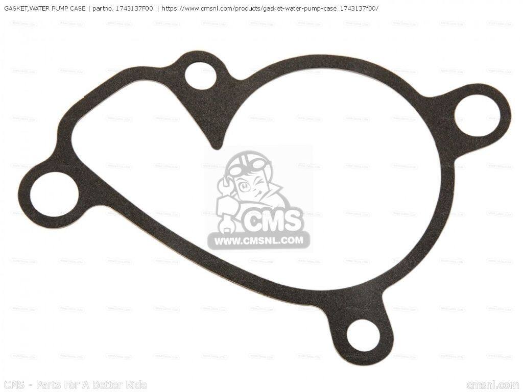 CMS シーエムエス GASKET，WATER PUMP CASE (NAS)［1743137F00］ RM250 RM250Z SUZUKI スズキ ガスケット