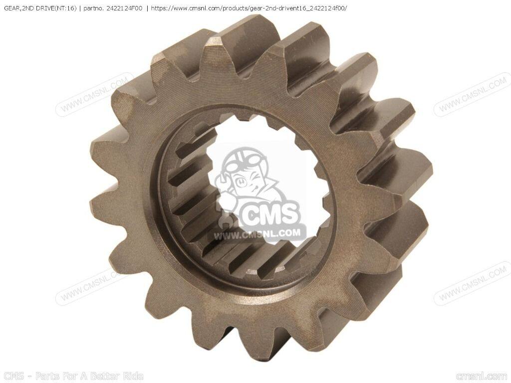 CMS シーエムエス GEAR，2ND DRIVE(NT：16)［2422124F00］ GSX1300R HAYABUSA GSX1300RZ SUZUKI スズキ ミッション・ギア エンジンパーツ エンジン