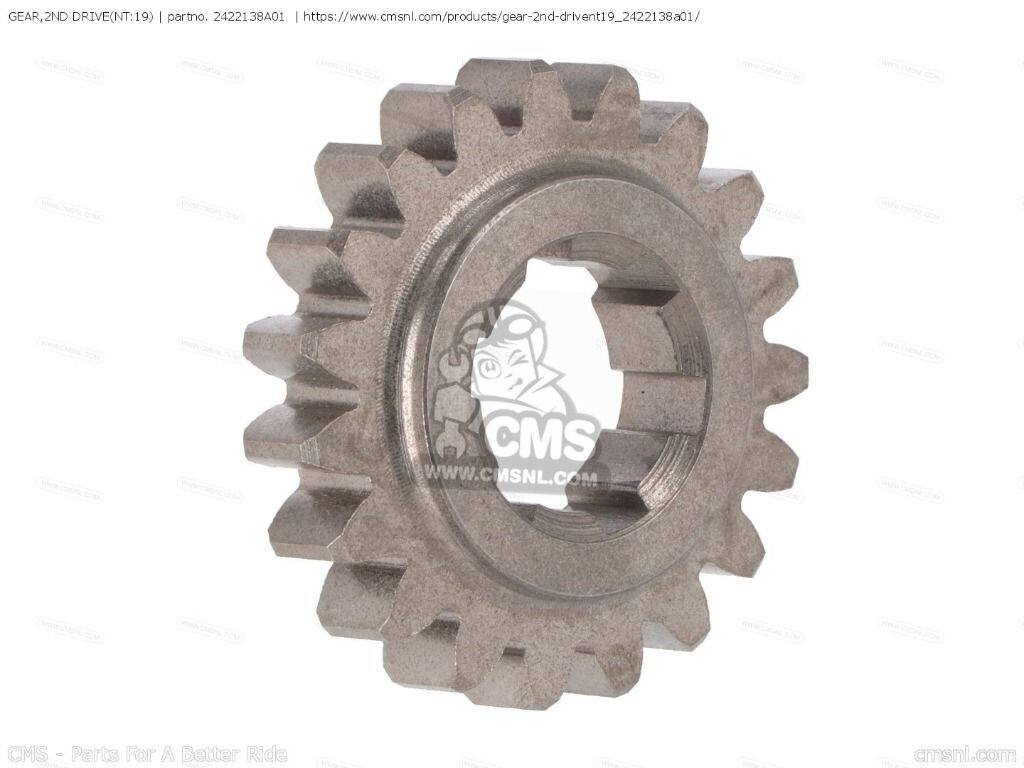 CMS シーエムエス GEAR，2ND DRIVE(NT：19)［2422138A01］ SUZUKI スズキ ミッション・ギア エンジンパーツ エンジン