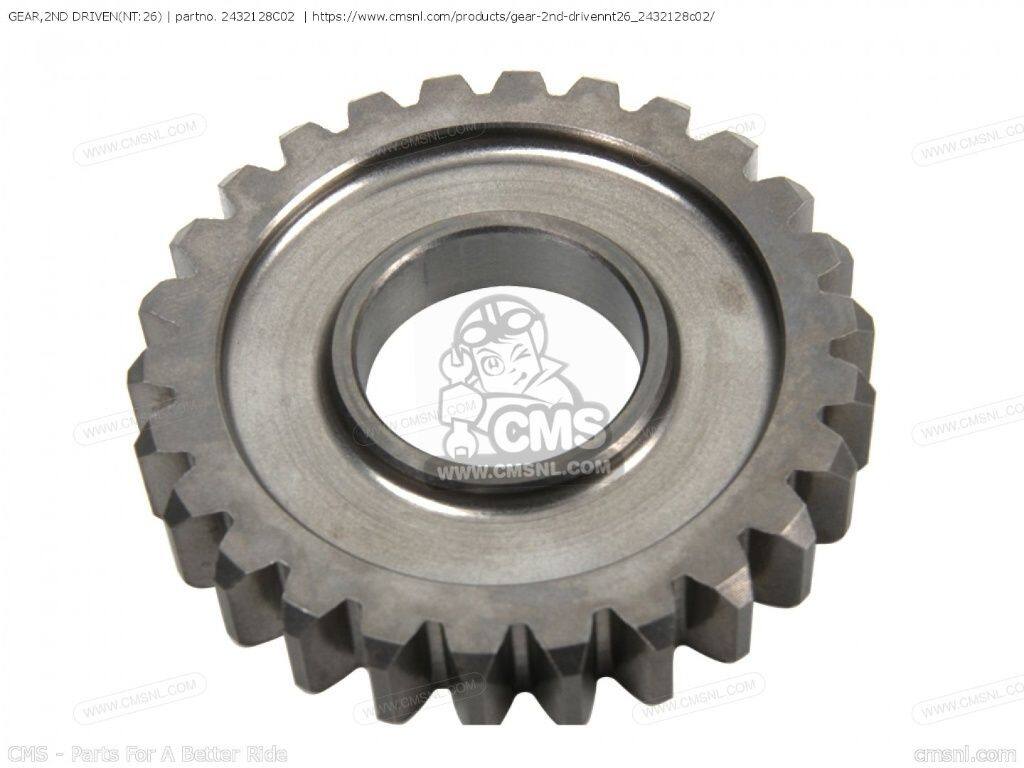 CMS シーエムエス GEAR，2ND DRIVEN(NT：26)［2432128C02］ DR-Z400 DR-Z400E DR-Z...