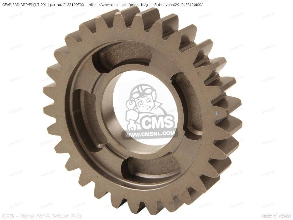 CMS シーエムエス GEAR，3RD DRIVEN(NT：29)［2433120F00］ DL650 VSTROM DL650A SV650 SV650A SV650S SV650SF SUZUKI スズキ ミッション・ギア エンジンパーツ エンジン