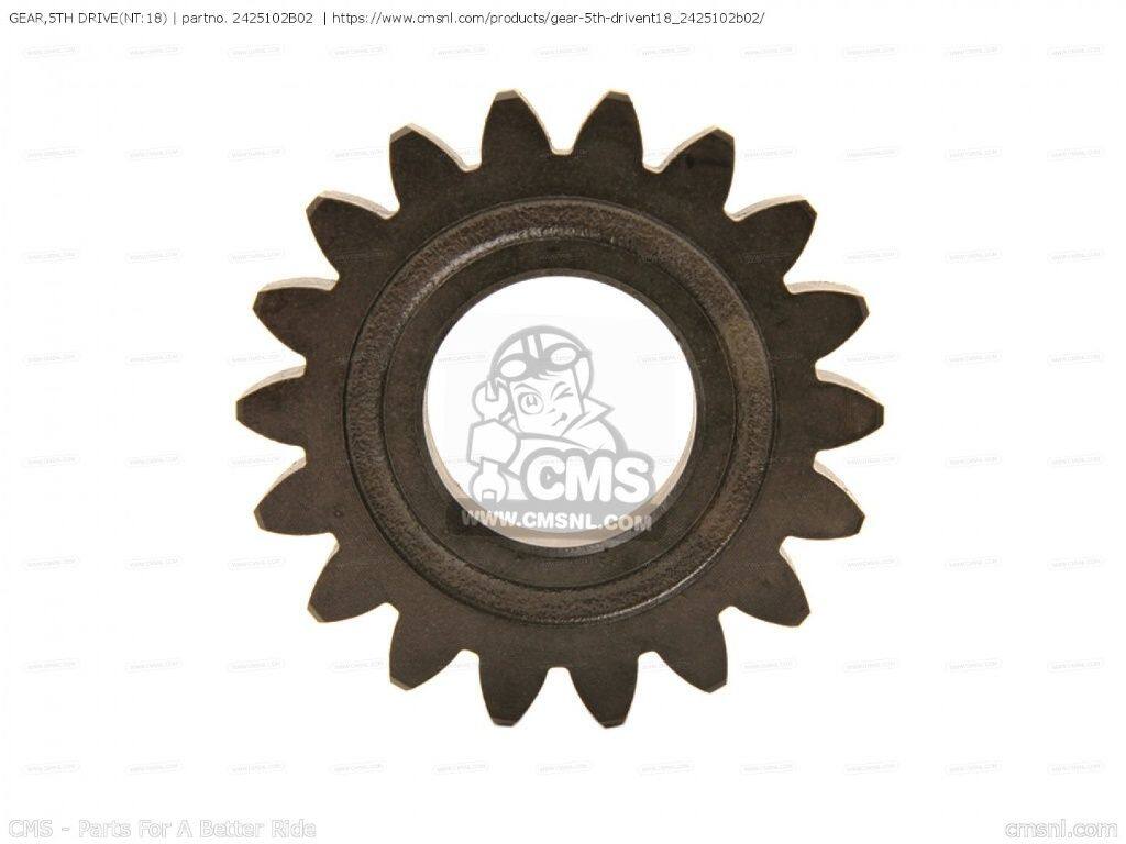 CMS シーエムエス GEAR，5TH DRIVE(NT：18)［2425102B02］ RM80 RM80X RM85 LW SW ...