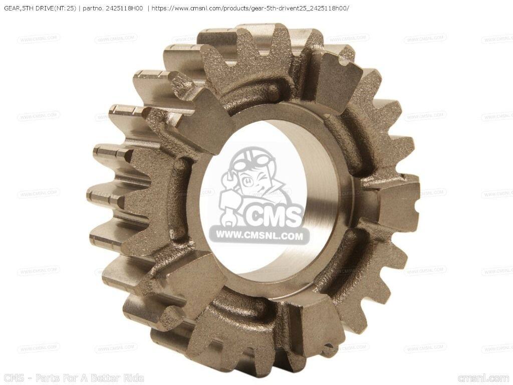 CMS シーエムエス GEAR，5TH DRIVE(NT：25)［2425118H00］ GSF1250S BANDIT GSF1250SA GSX1250FA SUZUKI スズキ ミッション・ギア エンジンパーツ エンジン
