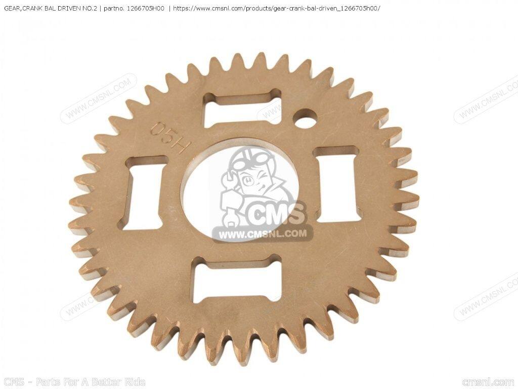 CMS シーエムエス GEAR，CRANK BAL DRIVEN NO.2［1266705H00］ AN400 BURGMAN AN40...