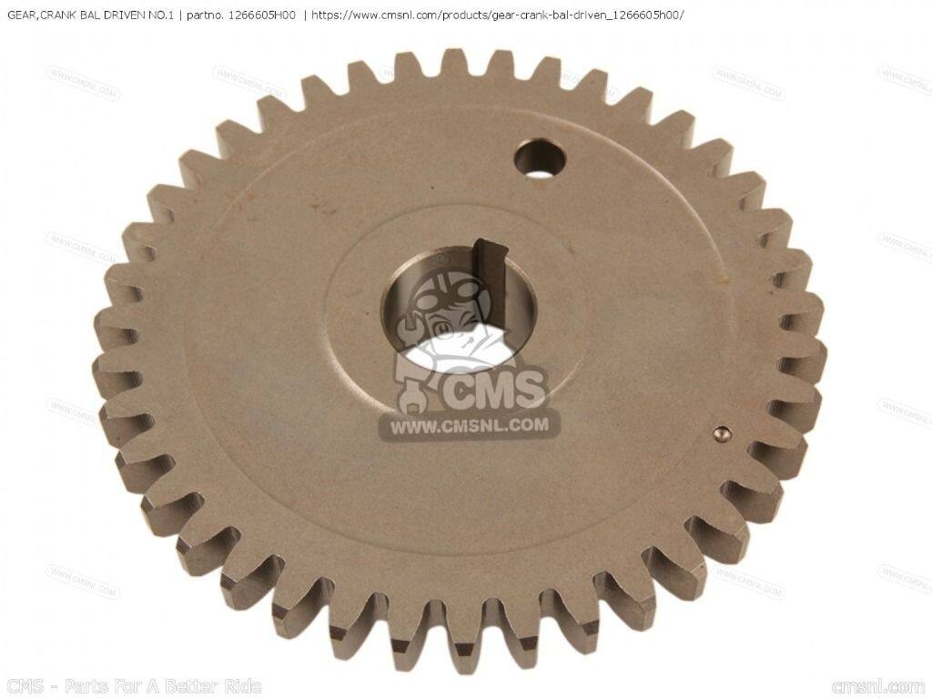 CMS シーエムエス GEAR，CRANK BAL DRIVEN NO.1［1266605H00］ AN400 BURGMAN AN400AZA AN400ZZA AN400A AN400ZA SUZUKI スズキ ミッション・ギア エンジンパーツ エンジン
