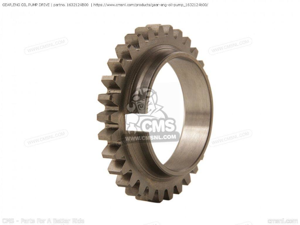 CMS シーエムエス GEAR，ENG OIL PUMP DRIVE［1632124B00］ LS650 BOULEVARD S40 SAVAGE LS650F LS650P ST400V TEMPTER NK43A SUZUKI スズキ オイルポンプ エンジンパーツ エンジン