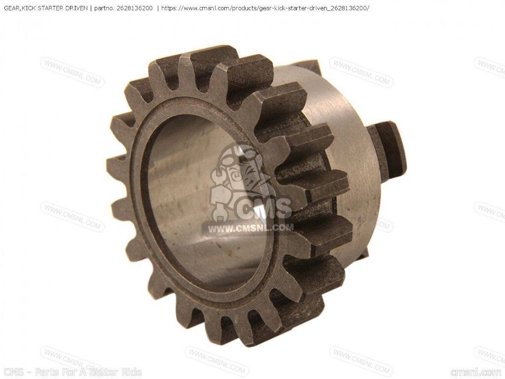 CMS シーエムエス GEAR，KICK STARTER DRIVEN［2628136200］ DS185 GT185 RV125 TC125 TM100 TM125 TS125 TS185 TS185ER SUZUKI スズキ ミッション・ギア エンジンパーツ エンジン