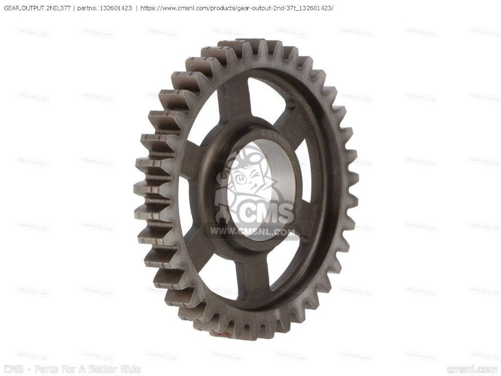 CMS シーエムエス GEAR，OUTPUT 2ND，37T［132601423］ ZX750L1 ZXR750 ZX750L2 ZX750L3 ZX900B1 NINJA ZX9R KAWASAKI カワサキ ミッション・ギア エンジンパーツ エンジン