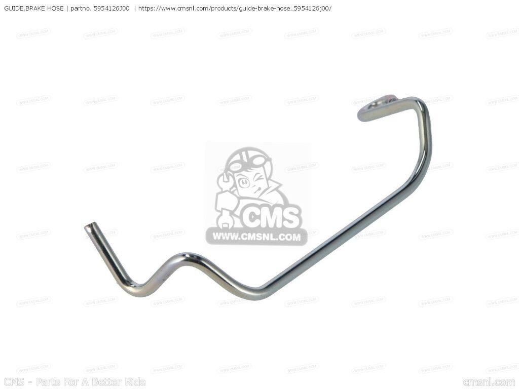 ウェビック 楽天市場店のCMS シーエムエス GUIDE，BRAKE HOSE［5954126J00］ AN650 BURGMAN AN650Z EXECUTIVE SUZUKI スズキ バッテリー関連｜アングル2